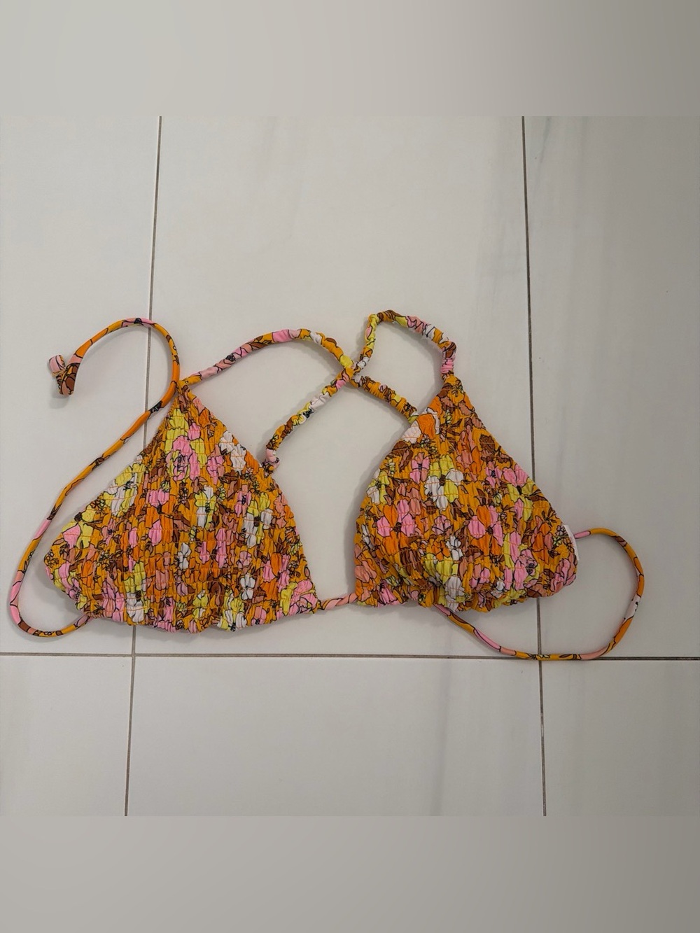 Target Floral Bikini Top